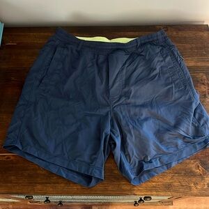 Blue and Green Classic Birddogs Shorts Size Medium